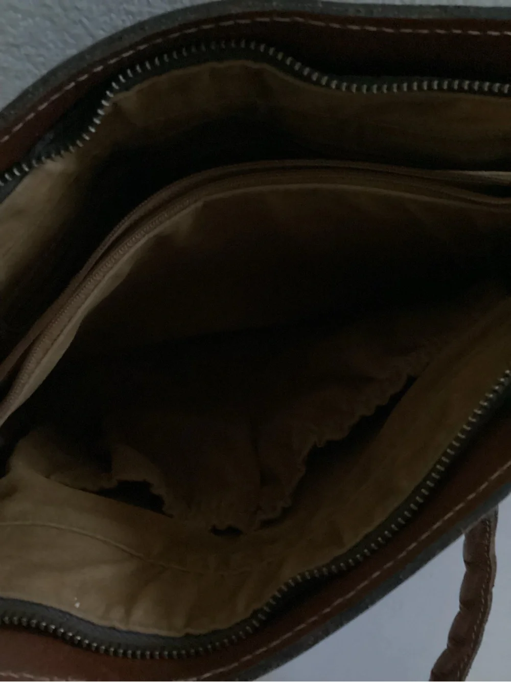 Patricia Nash Embossed Leather Satchel in Brown